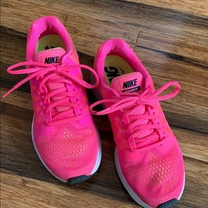 Nike pink sneakers size 8
